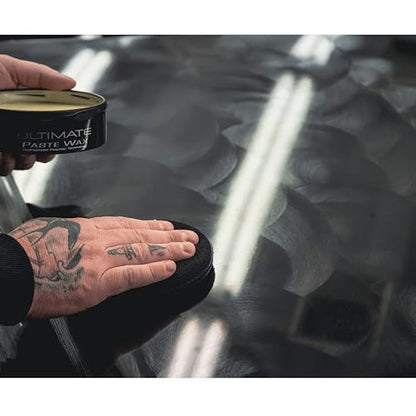 Meguiar's G210608EU Ultimate Paste Wax Cera en Pasta para Pintura Automotriz 8 oz, Negro