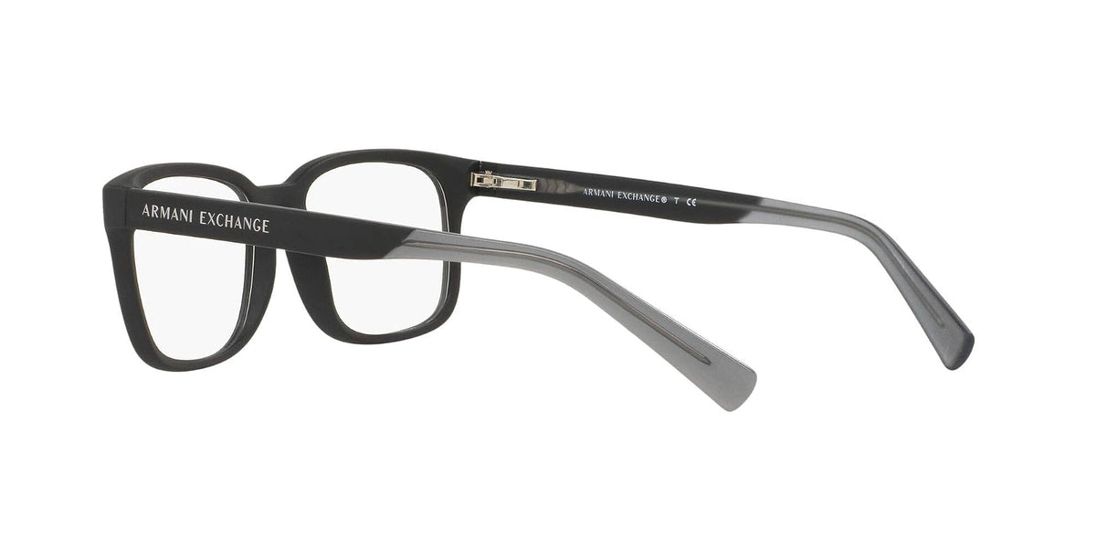 Armani Exchange Ax3029 - Marco cuadrado para anteojos graduadas para hombre