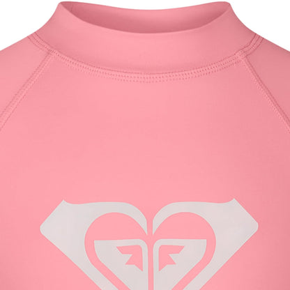 Roxy Long Sleeve Whole Hearted Rashguard Shirt, UPF 50+ Sun Protection, Quick Dry Camisa de protección de Sarpullido Niñas