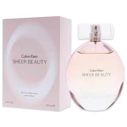 Calvin Klein Sheer Beauty Spray for Women, 3.4 Fl. Oz