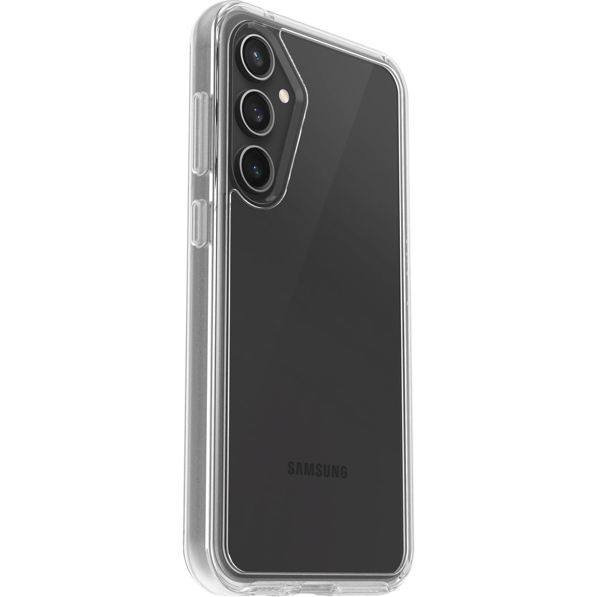 OtterBox - Funda Transparente para Galaxy S23 FE Symmetry Series – Transparente, Ultra Elegante, Compatible con Carga inalámbrica, Bordes elevados Que protegen la cámara y la visualización (la Unidad