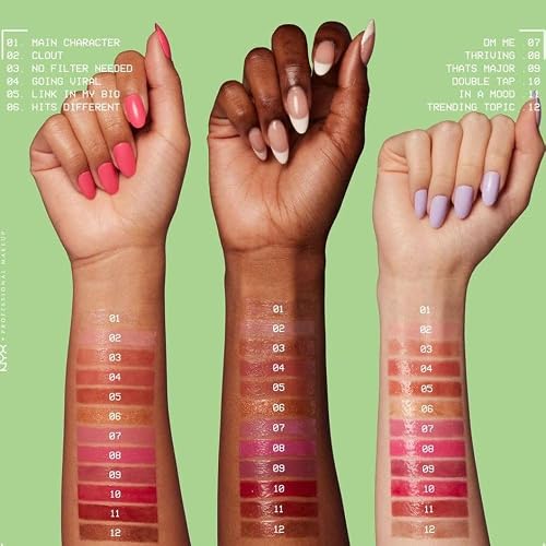 NYX Fat Oil Slick Click Brillo Labial, Tono In a Mood
