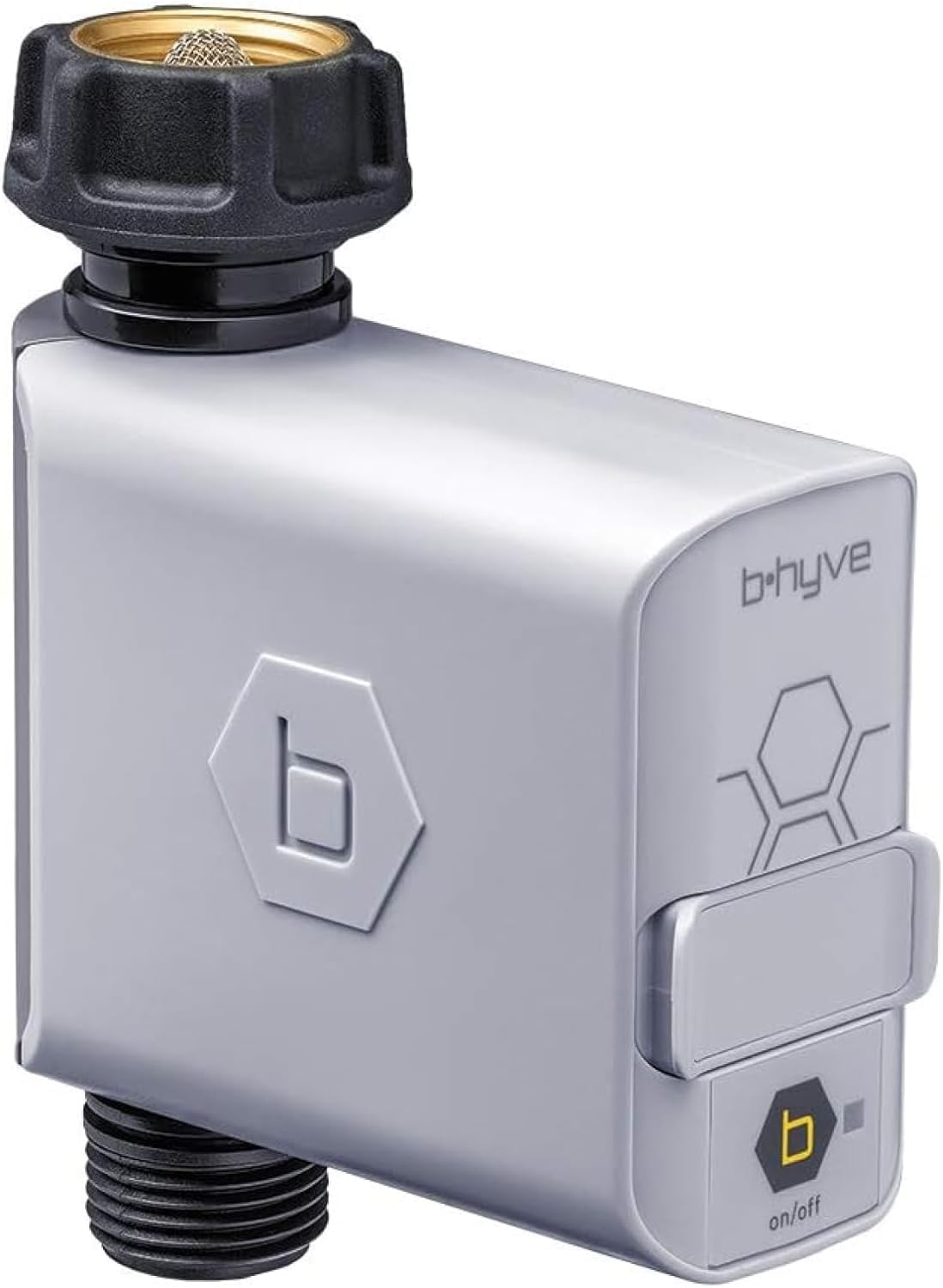 Orbit 21005 B-hyve Temporizador de Grifo de Manguera Bluetooth, Gris