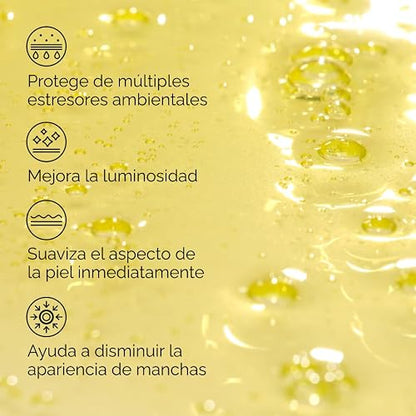 The Ordinary Multi-Antioxidant Radiance Serum, Suero Antioxidante — Suero facial con vitamina C para iluminar y proteger la piel de los estresores ambientales, 30ml