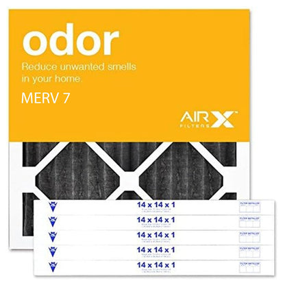 AiRx ODOR 20 x 20 x 1 Filtros de aire – Mejor para el control de olor, 14 x 14 x 1, Blanco