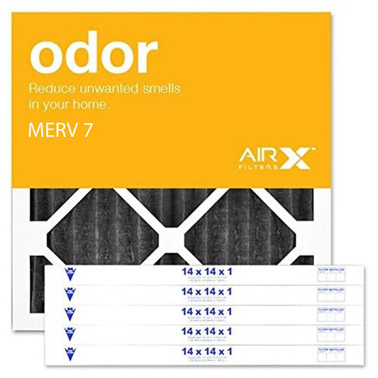 AiRx ODOR 20 x 20 x 1 Filtros de aire – Mejor para el control de olor, 14 x 14 x 1, Blanco