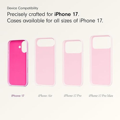 Beats - Funda con MagSafe de Beats para el iPhone 17 con Control de la Cámara, Acabado Mate con Forro de Microfibra - Rosa Mineral