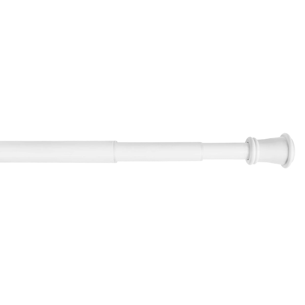 Zenna Home - Barra de Cortina Inteligente para Ventana, 28 a 66 Pulgadas, Color Blanco