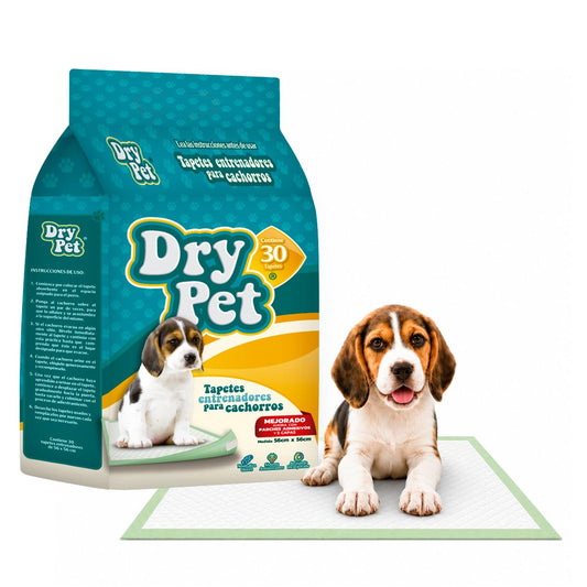 Dry Pet Tapete Entrenador para Perro de 30 Piezas