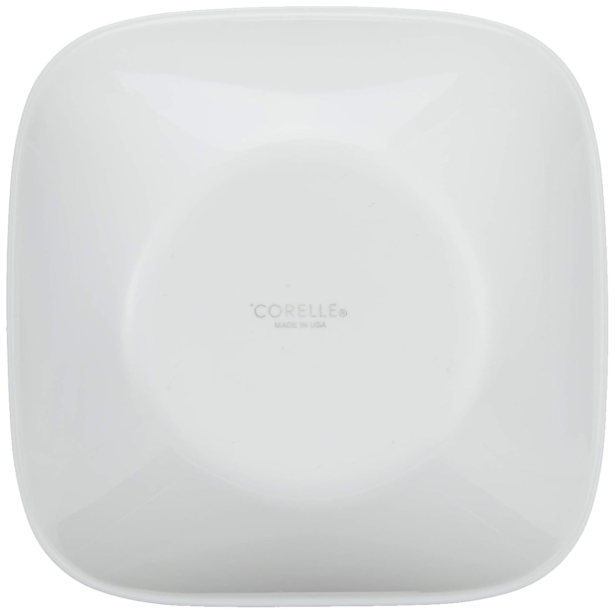 Corelle Vitrelle - tazón para servir de 1 cuarto de galón, tazón grande, vidrio de triple capa, resistente a grietas y astillas, bandejas cuadradas para servir, 7.75 pulgadas de ancho x 2.25 pulgadas