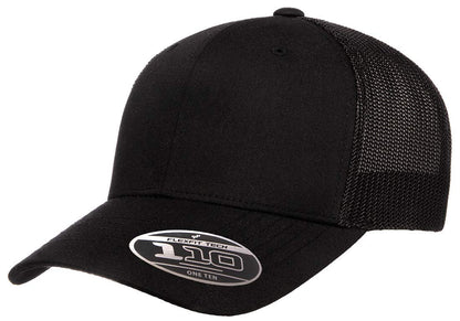 Flexfit Flexfit Men's Flexfit 110 Recycled Trucker Mesh Tapa para Hombre - Black - Talla Única