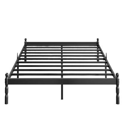 ZIYOO Marco de Cama de Plataforma de Metal 14 Pulgadas - Queen - 14 pulgadas