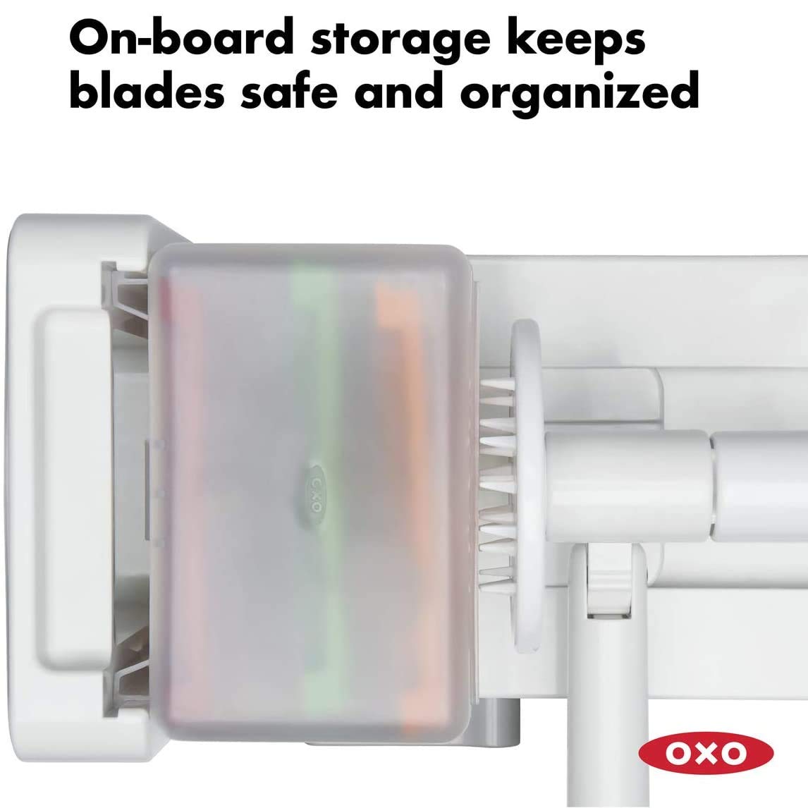 Oxo 11151400 Rallador Espiral 3 Cortes, 24 X 16 cm, Multicolor