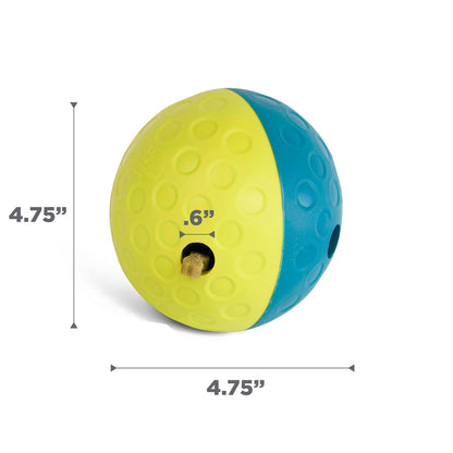 Nina Ottosson by Outward Hound Treat Tumble Interactive Treat Ball Dog Puzzle Dog Enrichment Dog Toy, Level 1 Beginner, Blue, Small