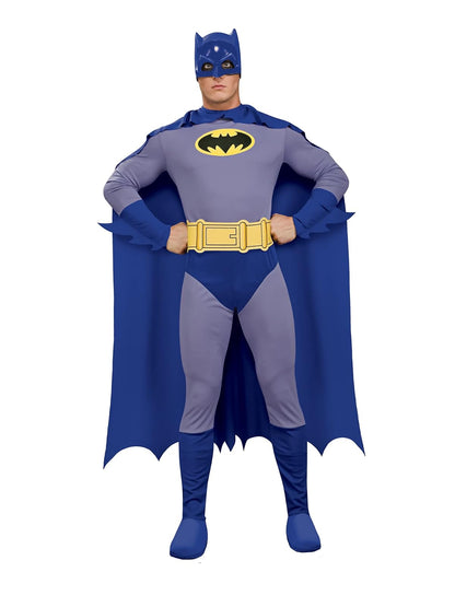 Rubie's Costume, Disfraz de Batman para Adulto Caballero, Gris/Azul - Grande - negro