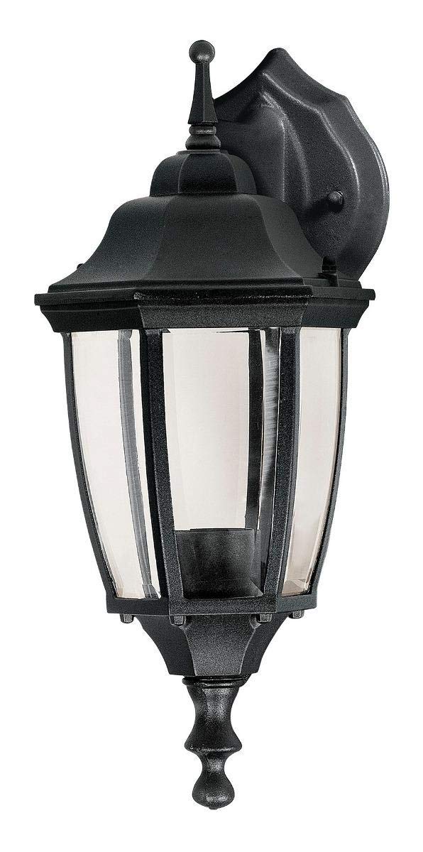 Volteck Arbotante Tipo Farol Suspendido, Base E26/E27 - Negro