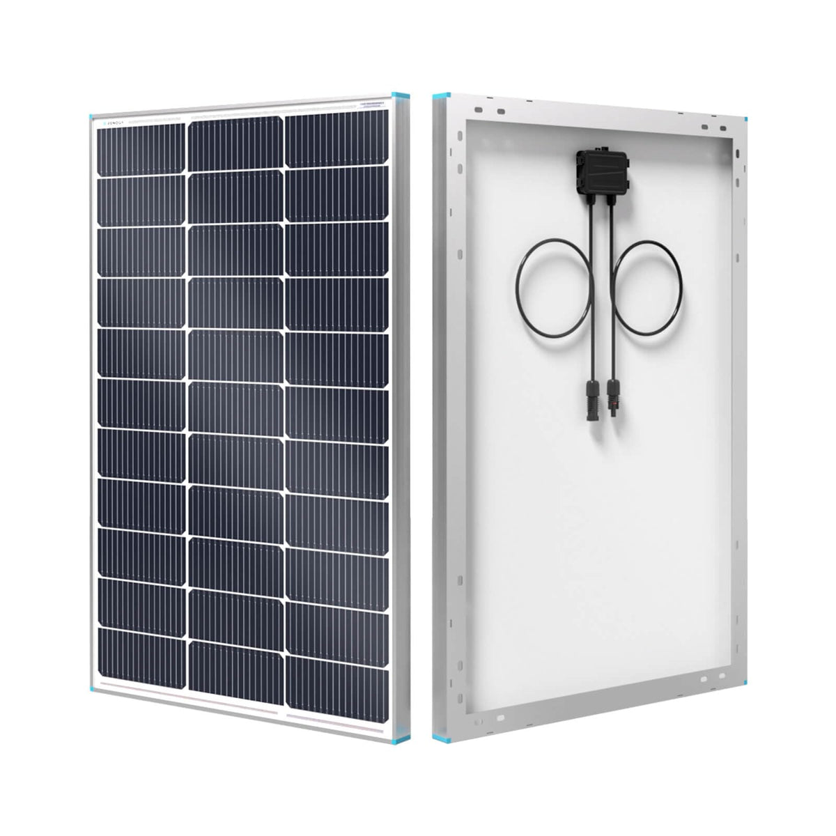 Renogy - Panel solar de 100 W, tipo N, 16BB, 25% de alta eficiencia | Panel solar de 100 W para RV Marine Boat Trailer, Camper, Rooftop Farm y otros sistemas fuera de la red, IP67