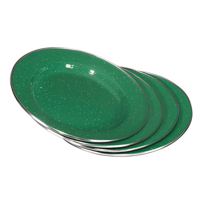 Stansport Vajilla esmaltada para Campamento (24 Piezas)