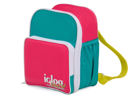 Igloo Retro Mini Mochila Convertible Enfriador, Bolso Cruzado con Bolsillo de Hidratación