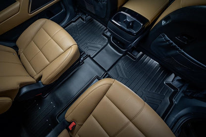 SMARTLINER - Juego de 3 hileras de Revestimiento de Piso para Todo Tipo de Clima, Compatible con Kia Telluride 2020-2025