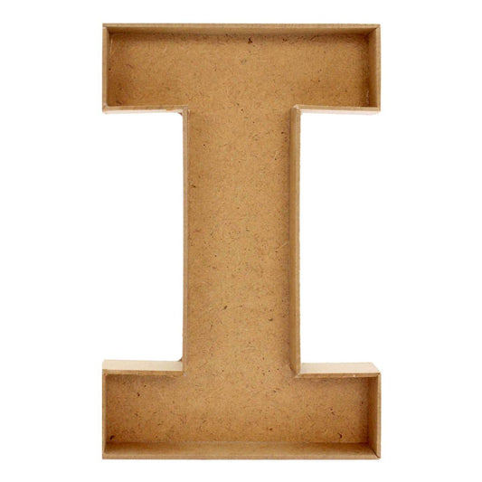 Fantasias Miguel Mylin Caja Regalo Letra Madera MDF 3.5cm x 26cm 3mm 1pz Letra I