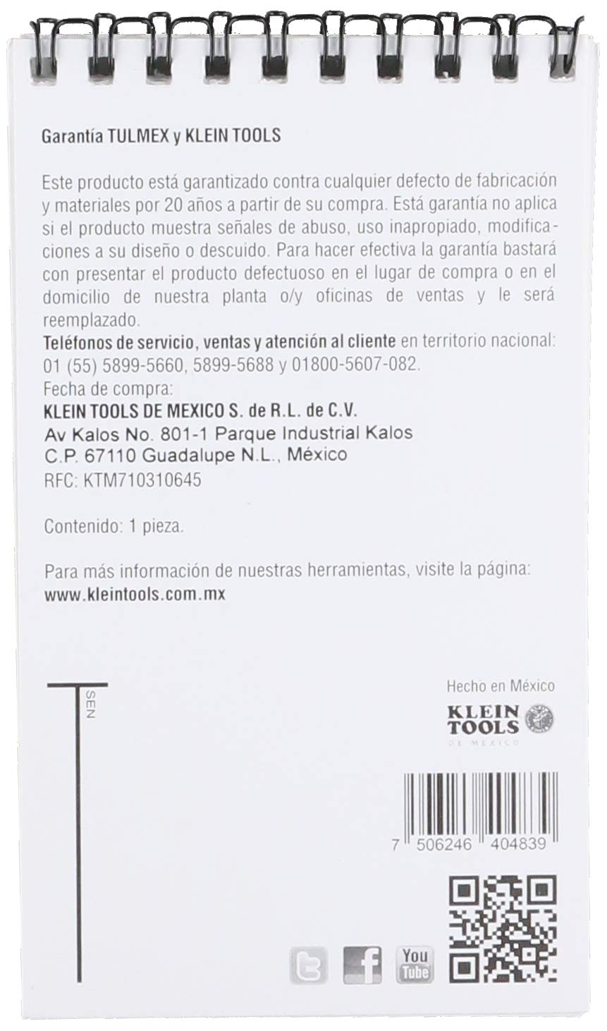 TULMEX MCL-2 | Libreta Marcacables | Letras, Números Y Signos