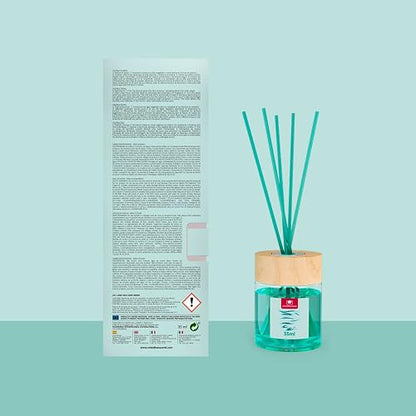 Cristalinas Ambientador de Cañas Ratán 3 Pack, Difusor sin Alcohol, Brisa Marina 40ml