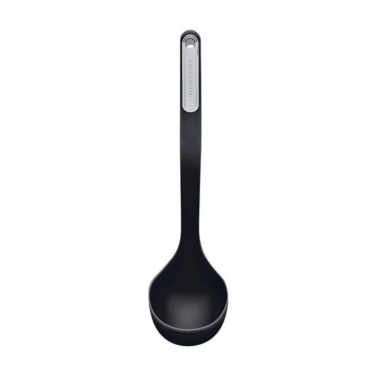 KitchenAid - Cucharón, Negro ónice, 33 cm, 1