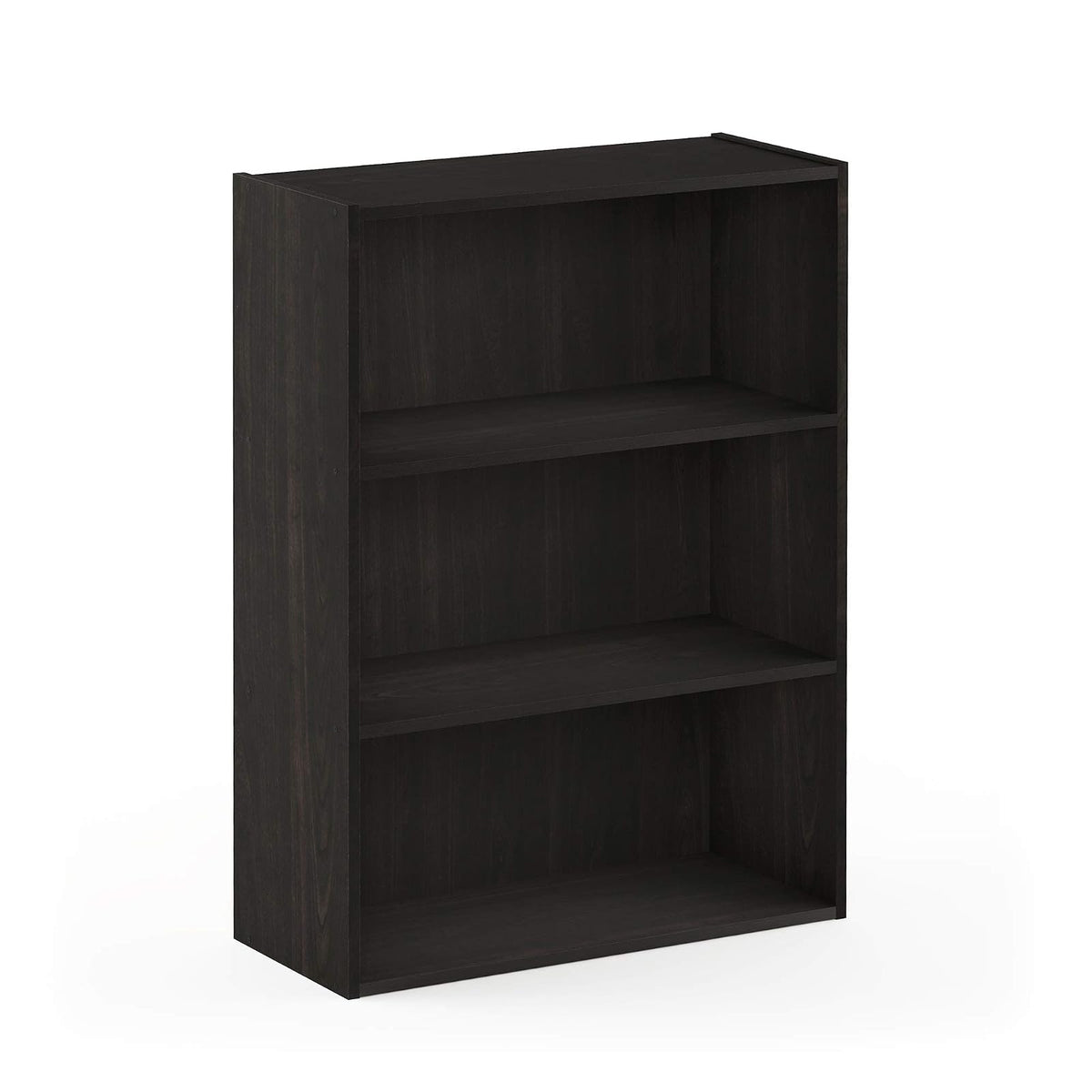 Furinno 11208EX Pasir 3-Tier Open Shelf, Espresso