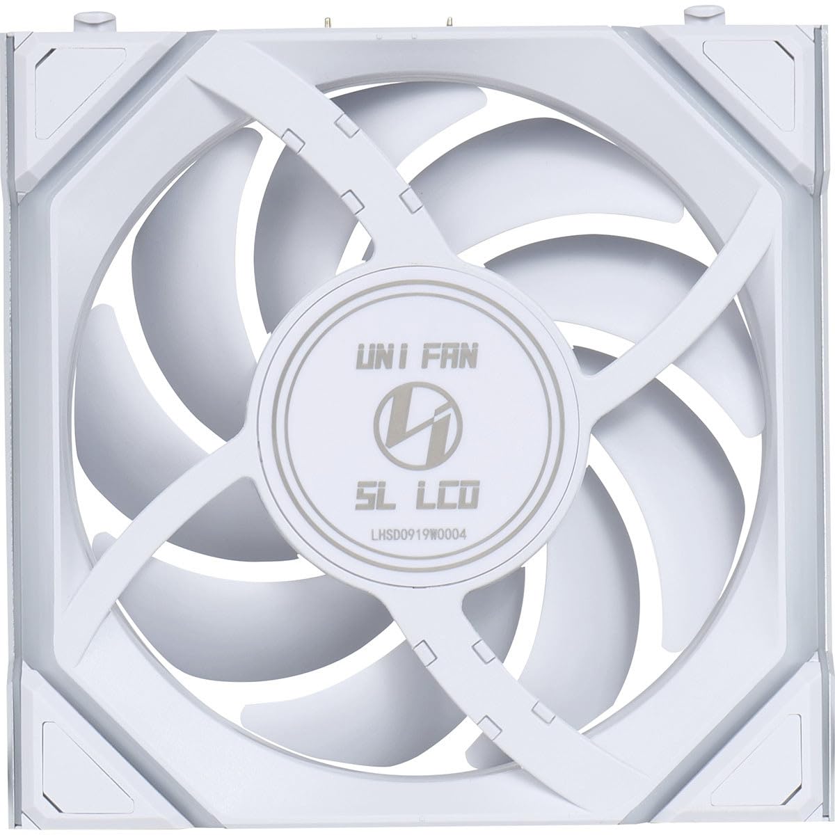 Lian Li UNI Fan SL LCD Wireless (Reverse Blade) 120mm ARGB Fan - Single Pack - LCD - 2.4 GHz señal inalámbrica para RGB y control de ventilador - driver no integrado & Omitido - Blanco (12RSLLCD1W1W)