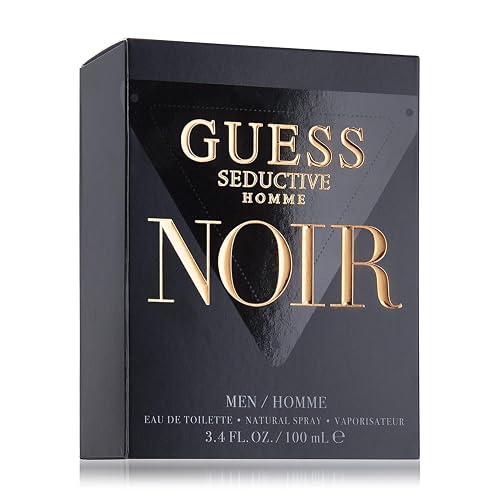 Guess Guess seductive homme noir 3.4 oz edt spray retail