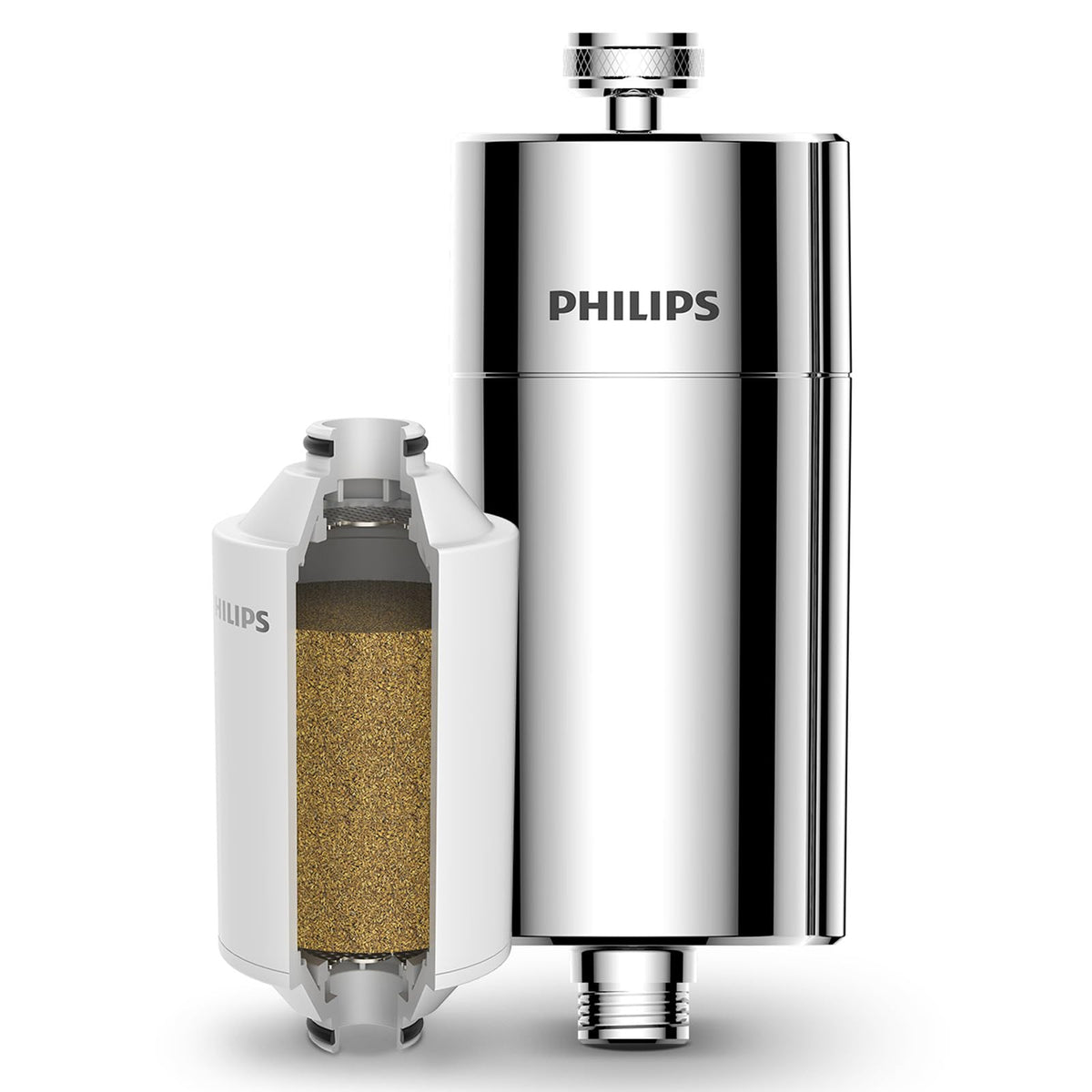 Philips Cartucho Filtro para Regadera KDF con Doble Malla - Juego de filtros de ducha cromados