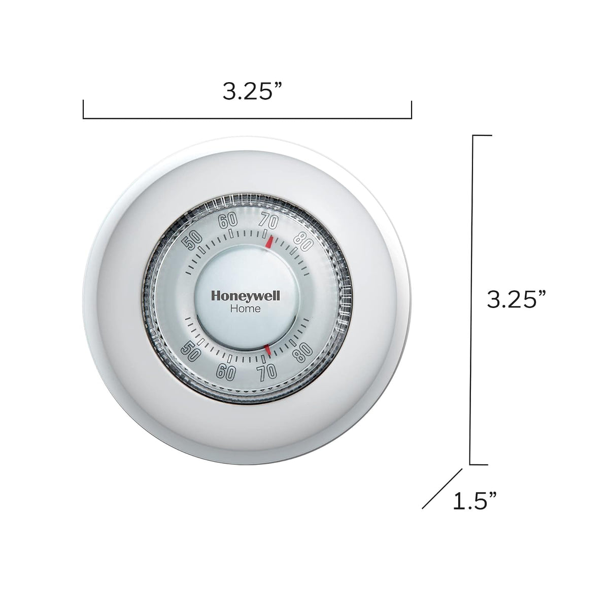 Honeywell Home Round Heat Only Manual Thermostat