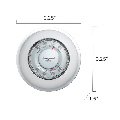 Honeywell Home Round Heat Only Manual Thermostat