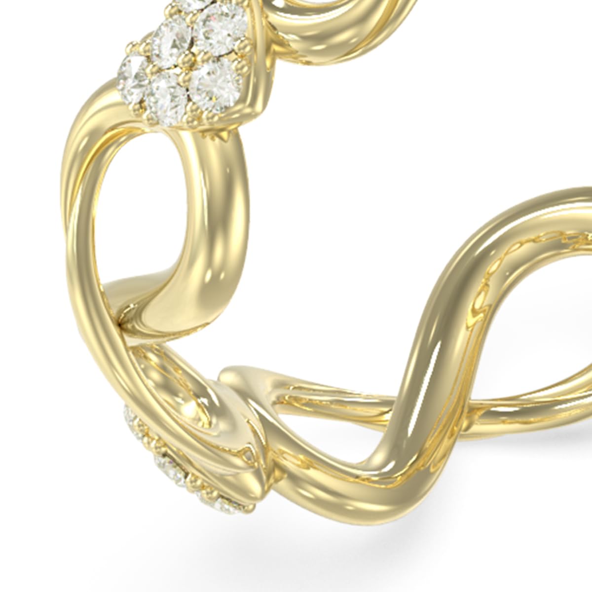 GUESS Anillo para Mujer LOVE BITES color Dorado