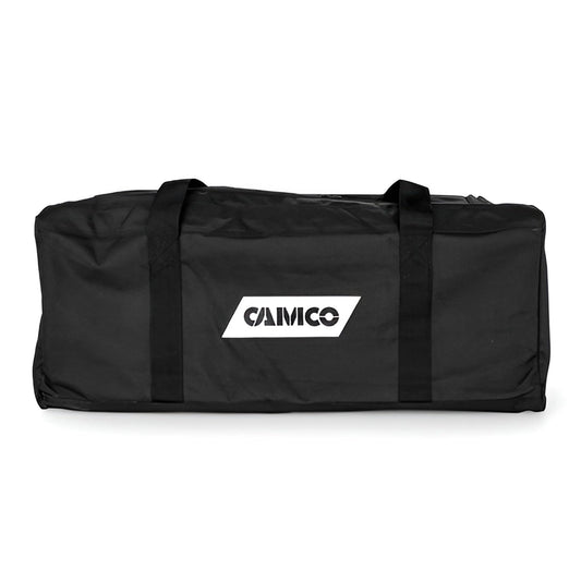 Camco 53246 Bolsa Almacenamiento Multiusos Duradera RV Compartimentos Internos Equipos Estabilización Electricidad Saneamiento Multicolor