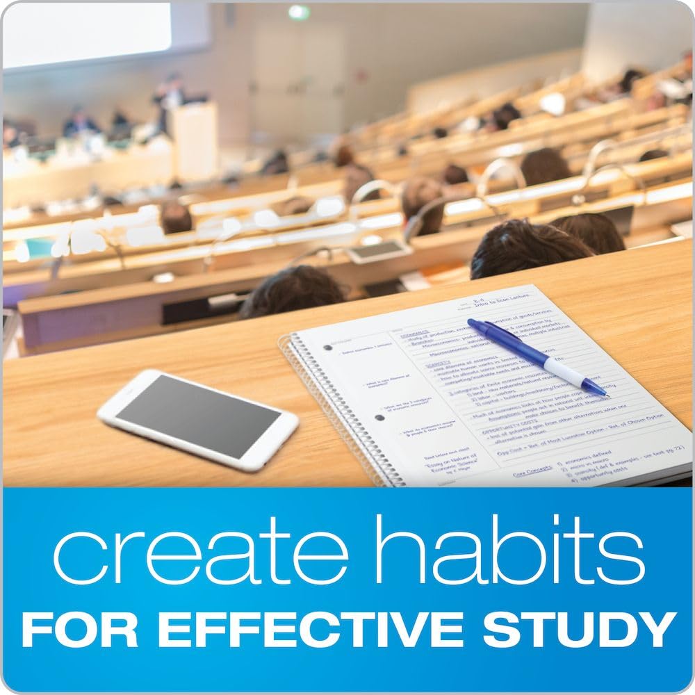TOPS FocusNotes Note Taking System 1-Subject Notebook, 11 x 9 Inches, White, 100 Sheets (90223)