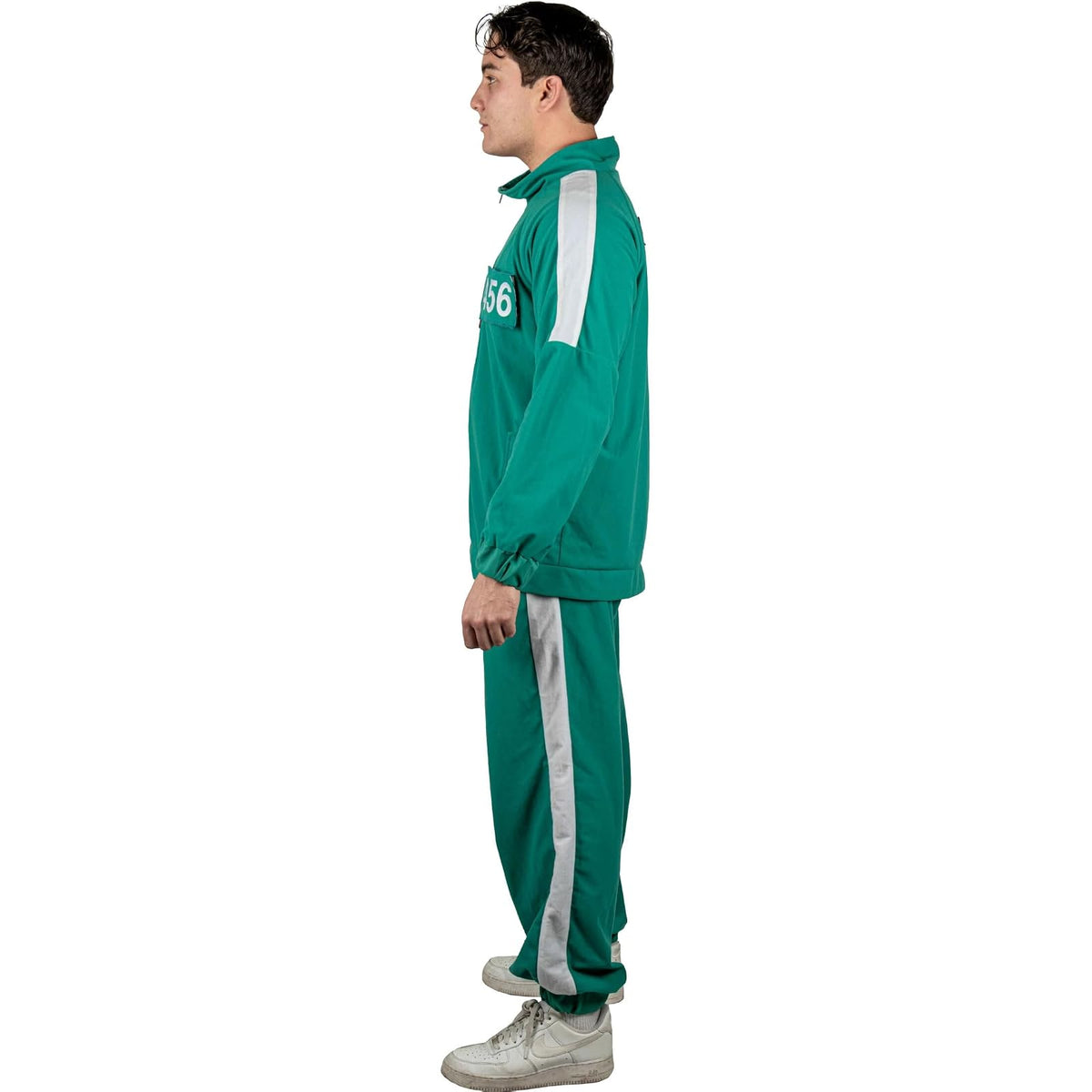 REV Disfraz de Jugador para Adulto – Licencia Oficial El Juego del Calamar – Color Verde – Traje Completo – Cosplay | Halloween | Fiesta | Ropa Temática Talla M
