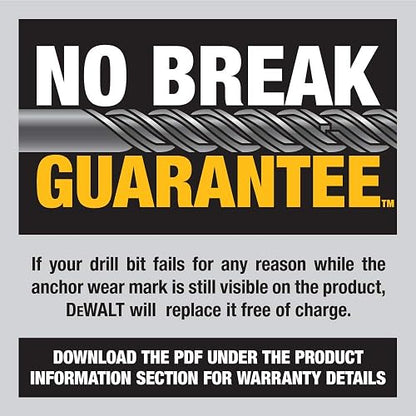 Dewalt DW5441 Y Broca SDS Plus Rock Carbide, 1/2 pulgadas