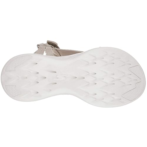 Skechers On-the-go 600 - Sandalia deportiva para Mujer | Casual, amortiguación de 5 generales, alfombrilla Goga refrigerada por aire, lavable a máquina, vegana, sandalia de río