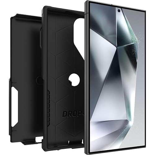 OtterBox - Funda para Samsung Galaxy S24 Ultra Commuter Series, Color Negro, Delgado y Resistente, con protección para el Bolsillo, con Puerto