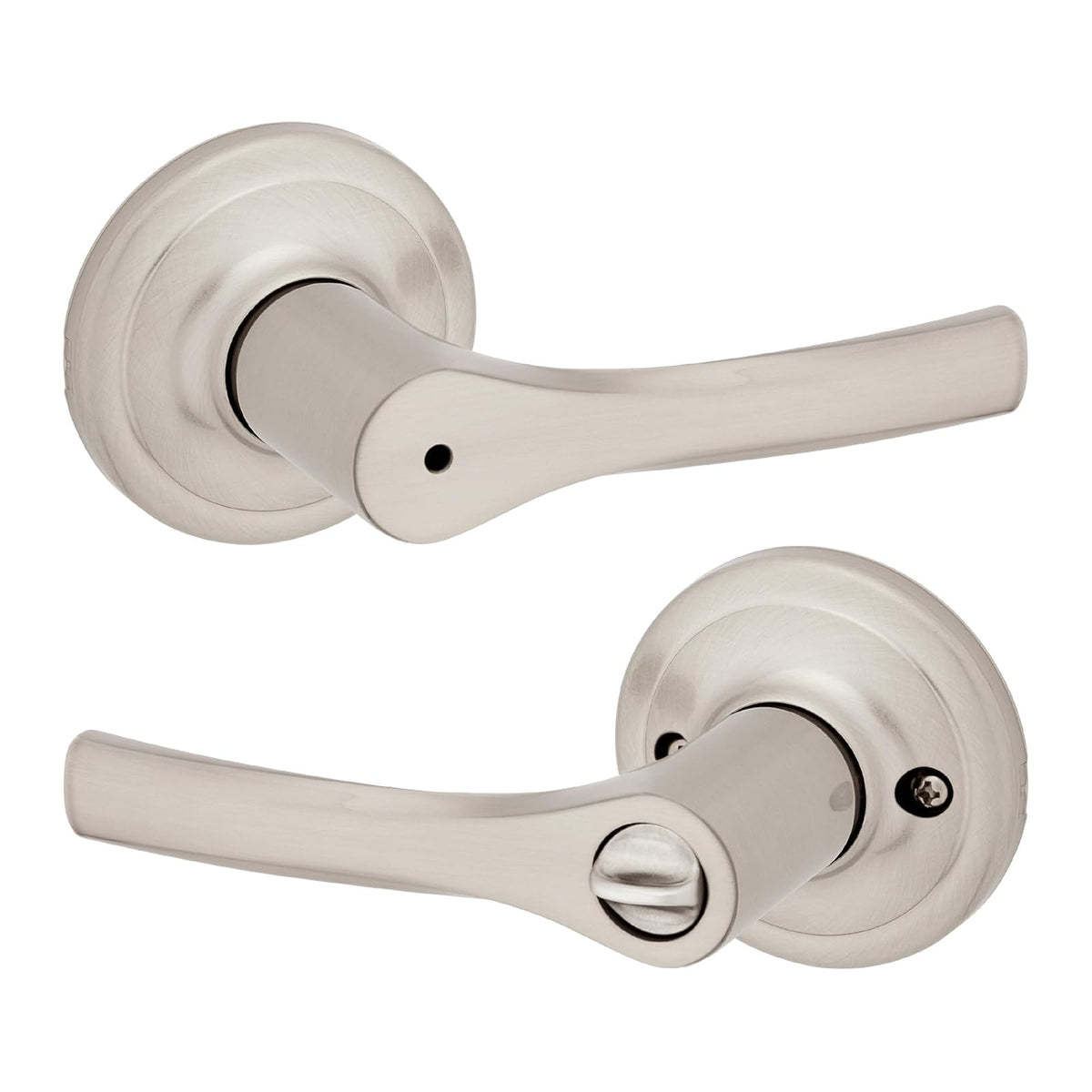 Kwikset Henley Manija para Puerta Interior - Níquel Satinado - Privacidad
