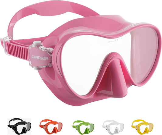 Cressi F1, máscara de Buceo sin Marco, Falda de Silicona con Sello Perfecto - Cressi: Calidad Desde 1946