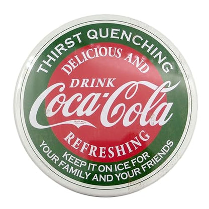 Distress Printed - Coca Cola - Lata de colección redonda