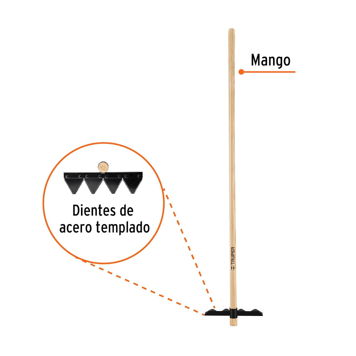 Truper R4-FOR, Rastrillo forestal