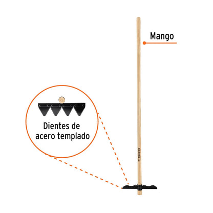 Truper R4-FOR, Rastrillo forestal