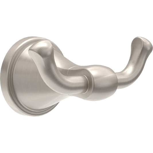Delta Faucet Becker (1 unidad) Gancho para toalla/bata para baño, SpotShield níquel cepillado, montado en la pared BCK35-DN