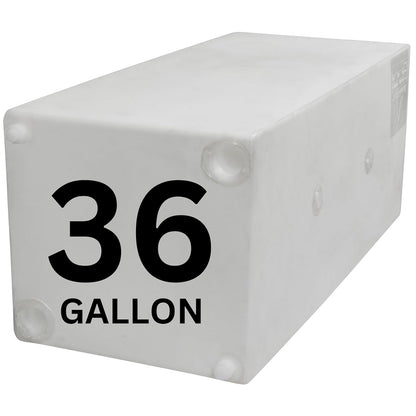 Ameri-Kart - Tanque de Agua Dulce RV de 36 galones, Tanque de Almacenamiento de Agua Potable para Beber, cocinar, Limpiar, ducharse, para campistas, remolques, autocaravanas, caravanas, Forma de - cubeta - 36 Gallon