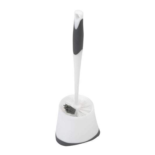 Clorox - Escobilla y émbolos para Inodoro, Blanco, Toilet Brush with Base, 1