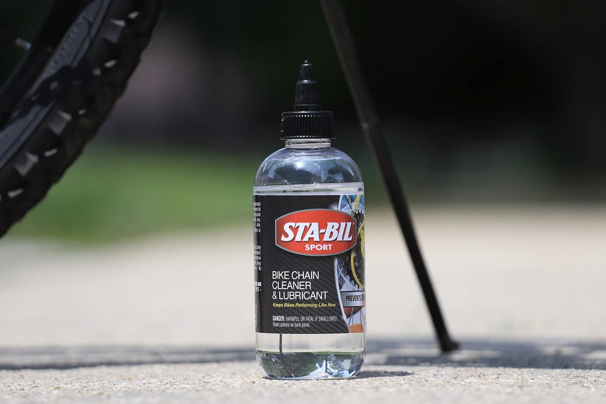 Sta-Bil 22406 Limpiador y Lubricante para Cadenas de Bicicleta 8 oz, Transparente
